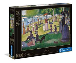 Clementoni - Seurat - Una Tarde de Domingo en la Isla de la Grande Jatte - Puzzle de 1000 Piezas (39613)