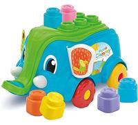 Clementoni-17162 - Soft Clemmy Baby Elefante - construcciones blanditas para bebé a partir de 10 meses