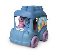 Clementoni - Soft Clemmy - Stitch Bus Sensorial Interactivo - 8 Bloquecitos Blandos, Desarrolla Manualidad y Percepción Táctil, 18+ Meses, 28x18,5x24 cm, 17974