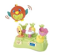 Clementoni Soft Little Bird The Baby Garden-Juguetes Bebé 10 Meses (Italiano, Inglés, Francés, Alemán, Español, Holandés Y Polaco), Made In Italy, Multicolor (80513),Exclusivo en Amazon