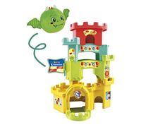 Clementoni Soft Little Dragon The Ball Drop Castle-Juguetes Bebé 10 Meses (Italiano, Inglés, Francés, Alemán, Español, Holandés Y Polaco), Made In Italy, Multicolor, (80514),Exclusivo en Amazon
