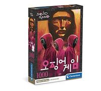 Clementoni- Squid Game Juego de 1000 Piezas Adultos, Puzzle Netflix, Made in Italy, Multicolor (39715)