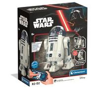 Clementoni - Star Wars R2-D2 Robot - STEM - Montaje con +50 Piezas, Luces LED, Ruidos Originales, Control por APP, Codificación y Rotor de cabeza 180° - 55634
