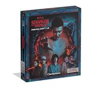 Clementoni - Stranger Things - Friends Don't Lie - Juego de Cartas de Aventura - Incluye Cartas de Personajes, Monstruos y Lugares del Upside Down - Edad +12 años - 55184