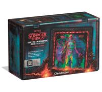 Clementoni Puzzle Stranger Things - VECNA'S Curse - con luz LED: Rompecabezas de 520 Piezas, Escena Que Cambia de Color con Vecna, MAX y Eddie del Hellfireclub de la Temporada 4