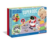 Clementoni - Super Doc - Robot Educativo y Programable para Niños +5 años, Juguete con 4 Personajes y Desafíos de Juego, Fomenta el Pensamiento Lógico, 55379