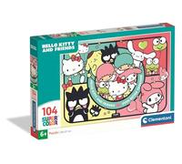 Clementoni - Super Hello Kitty Puzzle - Rompecabezas Infantil de 104 Piezas, Licencia Oficial de Hello Kitty & Friends, Especial Colección 2026-27577