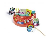 Clementoni - Idea-Atelier - Laboratorio de cerámica con Torno eléctrico (en Italiano), alfarero, Juego de Manualidades, Juego Creativo para niños de 7 años, Fabricado en Italia, 18693