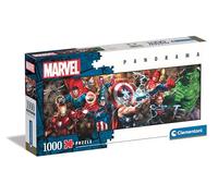 Clementoni The Avengers Marvel-Puzzle De 1000 Piezas Panorama, Rompecabezas Adultos, Entretenimento, 39839, Multicolor