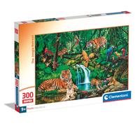 Clementoni The Jungle Retreat-Supercolor Puzzle Infantil De 300 Piezas, para Niñ