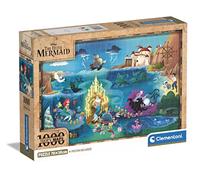 Clementoni 39783 Disney Little Mermaid-1000 Pieces-Adult Jigsaw Puzzles, Made in