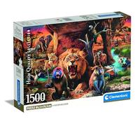 Clementoni- The Tribal Society 1500 Piezas, Caja Compacta, Puzzle Adulto, Fabricado en Italia, Multicolor (31722)