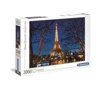 Clementoni: Torre Eiffel de noche - rompecabezas de 2000 piezas