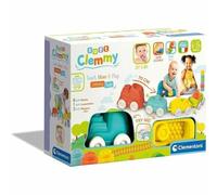 Clementoni - Tren Sensorial - Clemmy Soft Touch & Play - Juguete de Bloques Suaves, Construcción y Tacto - De 6 a 36 Meses, 17424