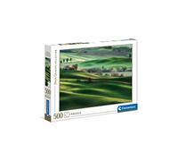Clementoni Italy Tuscany Hills-Puzle Adulto (500 Piezas), Fabricado en Italia, Color, 545 gr (35098)
