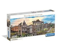 Clementoni - Twilight Over The Eternal Empire - Panorama, Puzzle 1000 Piezas para Adultos, Paisaje Histórico al Atardecer, Materiales Sostenibles, 98 X 33 cm, 39793