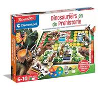 Clementoni Un Fascinante Juego de Mesa con cuestionarios Que Permite a los niños los Dinosaurios, Multicolor - 56202