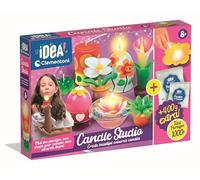 Clementoni Velas Idea para hacer tú mismo - Juego de velas DIY con kit de recambio - Juego creativo para hacer y diseñar velas de macetas, callas, margaritas y suculentas para niños a partir de 7 años