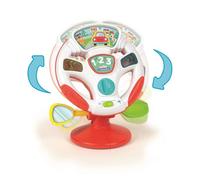 Clementoni - Volante de Actividades - Juguete Interactivo con Luces y Sonidos para Simular Conducción y Aprender Números, a Partir de 10 Meses, con Luces LED, 17241