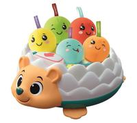 Clementoni - Zippy Ziggy Juguete Interactivo con Movimiento y Sonido para Bebés Desde 18 Meses - Centro de Actividades Infantil Musical Baby, 3 Modos de Juego y 2 Velocidades - 55677