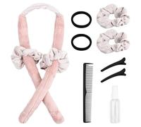 Cleminsta 9 Piezas Rizador de Pelo Sin Calor, Juego de Rizos Sin Calor, Rulos Rizadores de Pelo para Dormir, Heatless Curls, Rulos Sin calor, Heatless Hair Curlers para Cabello Medio y Largo