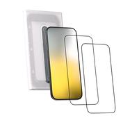 Clemm Cristal protector con aplicador de vidrio transparente (2 piezas) para iPhone 17 Air, transparente