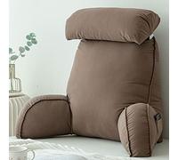 CLEMMO CojíN Soporte Lumbar,Almohada para Cama,Almohada de Lectura,Sofá cojíns de Respaldo,con Apoyabrazos,Ideal para Trabajar,Leer or Jugar en Sofá o Suelo