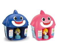 Clemmy Clementoni-17425 - Cubo Baby Shark Personajes - construcciones blanditas para bebé a Partir de 10 Meses
