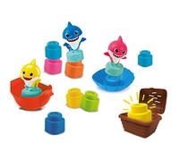 Clementoni-17426 - Baby Shark - Playset - construcciones blanditas para bebé a Partir de 6 Meses