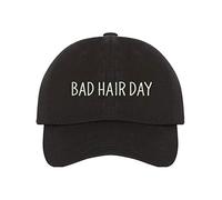 CLeNea Sombrero de sol unisex para el día de Bad Hair Day Dad - Gorra de béisbol - Unisex, Negro, Talla única