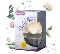 CLENTAIRE Ambientador de habitación 15 x 75 ml Lotus Flower - Aroma sensual ambientador, difusor - Flor de papel hecha a mano en yuca - Decoración de habitaciones