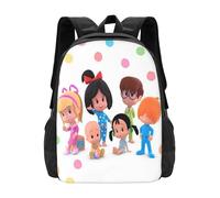 Cleo and Cuquin Mochila novedosa, ligera, de gran capacidad, para viaje, portátil, informal, regalo para niños y niñas.