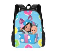 Cleo and Cuquin Mochila novedosa, ligera, de gran capacidad, para viaje, portátil, informal, regalo para niños y niñas.