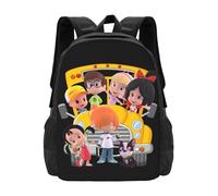 Cleo and Cuquin Mochila novedosa, ligera, de gran capacidad, para viaje, portátil, informal, regalo para niños y niñas.
