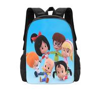 Cleo and Cuquin Mochila novedosa, ligera, de gran capacidad, para viaje, portátil, informal, regalo para niños y niñas.