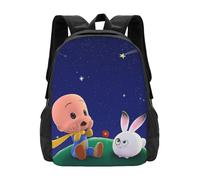 Cleo and Cuquin Mochila novedosa, ligera, de gran capacidad, para viaje, portátil, informal, regalo para niños y niñas.