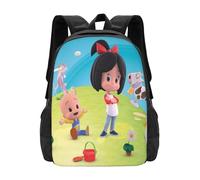 Cleo and Cuquin Mochila novedosa, ligera, de gran capacidad, para viaje, portátil, informal, regalo para niños y niñas.