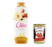 Cleo Bagnoschiuma Ducha Nutritiva Aceite de Argán Camelia Dorada Cuidado 3 x 750 ml