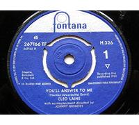 Cleo Laine - Cleo Laine You'll Answer To Me/I Only Have Eyes For You 7" Fontana H326 EX 1961