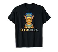 Cleocatra Funny Cat y Cleopatra Mash Up Camiseta