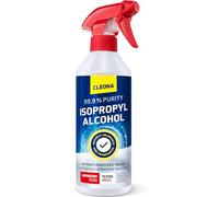 Cleona Isopropanol 99,9% Spray 500 ml - Espray limpiador de alcohol isopropílico de alta pureza para electrónica, óptica, plásticos, impresión 3D y superficies