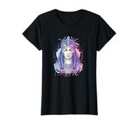 Cleopatra Egipto Reina Mitología Egipcia Diseño Escarabajo Icono Camiseta
