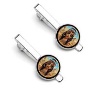 Cleopatra - Pinzas de corbata para hombre, diseño de reina egipcia del antiguo Egipto, para corbata, para regalos de boda, negocios, 5,5 x 2,2 cm, 5.5x2.2cm, aleación, No es una piedra preciosa