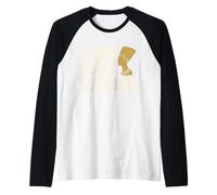 Cleopatra Reina De Egipto Poder Femenino Mujer Regal Camiseta Manga Raglan