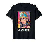 Cleopatra Reina del Antiguo Egipto Dibujos Animados Estilo Anime Camiseta