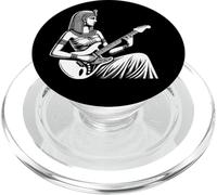 Cleopatra Tocando la Guitarra eléctrica PopSockets PopGrip para MagSafe