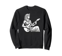 Cleopatra Tocando la Guitarra eléctrica Sudadera