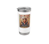 Cleopatra VII Reina del Antiguo Egipto Vaso térmico de acero inoxidable de doble pared