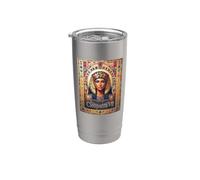 Cleopatra VII Reina del Antiguo Egipto Vaso térmico de acero inoxidable de doble pared