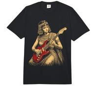 Cleopatra VII Rock Guitarra Arte Histórico Comfort Colors Adult Heavyweight T-Shirt